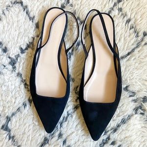 Everlane slingback point flat